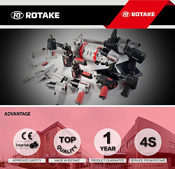 RT-1106 Пневмоугловая машинка 180мм, 7600 об/мин